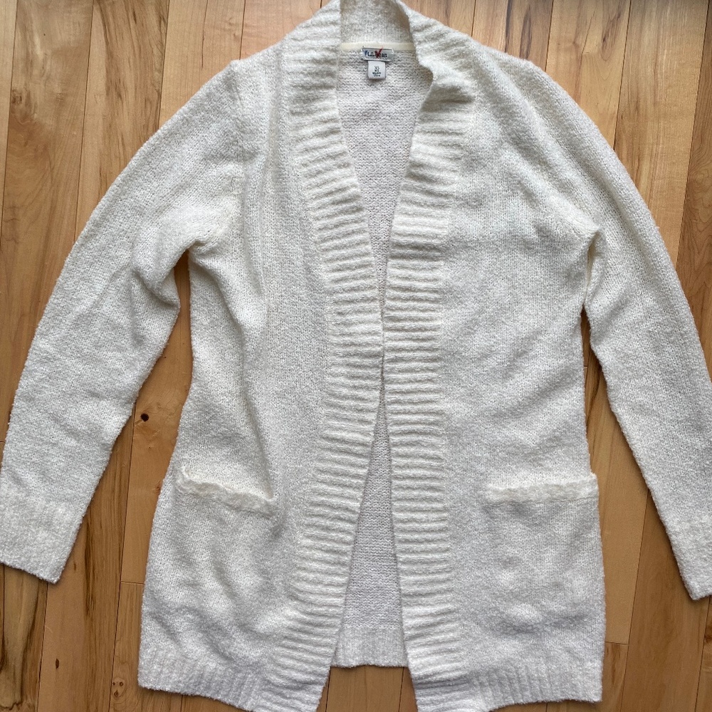 Women's Cotton Ragg Sweater,‎ Open Cardigan